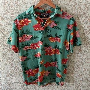 Vintage Tropical Polo Size M